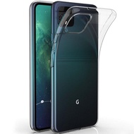 For Google Pixel 4 4XL 4a 5 5a 6 6Pro Ultra Thin Transparent Silicone Soft TPU Clear Shockproof Case Cover