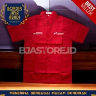 MERAH KEMEJA Pertamina Enduro Lubricants K1 Red Shirt