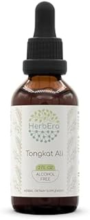 Tongkat Ali B60 Alcohol-Free Herbal Extract Tincture, Super-Concentrated Wildcrafted Tongkat Ali (Eurycoma Longifolia) 2 fl oz