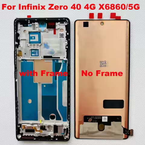 AMOLED 6.78" Original 100% For Infinix Zero 40 4G X6860 Display Screen Touch Digitizer For Infinix Z