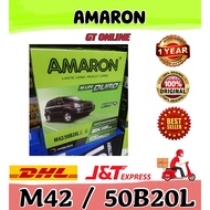 Amaron M42 50B20L (EFB) - - Stop Start Battery # New Perodua Myvi , Perodua Bezza , Aruz