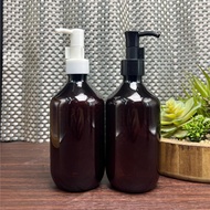 Scarlet 300 Bottle ML 300 Oil Clip Pump Bottle/ ML 300 Pet Bottle/ BROWN MADAML - Oil Clip Pump Cap 