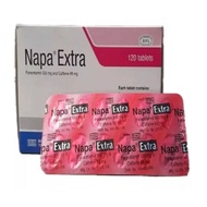 READY STOCK....NAPA EXTRA  10×10=100 TABLETS