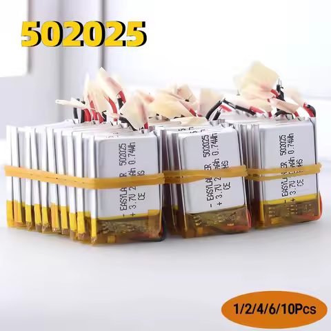 502025 Polymer Lithium Battery 3.7V 200mAh Rechargeable Li-ion Lipo Cells for DVR Advocam FD Video R