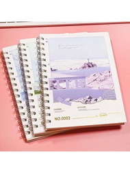 A5 Thickened Cartoon Hardcover Spiral Notebook - The Perfect School Notes, Office Writing, Diary Of