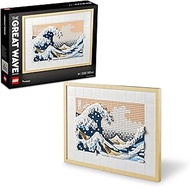 LEGO Art Hokusai – The Great Wave (1810 Pieces) 31208 Building Kit; Japanese Wall Decor and Hobby Gi
