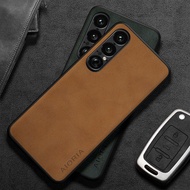 For Sony Xperia 1 VII Xperia 10 VII Case Protective Matte Texture PU Leather TPU PC Shockproof Cover