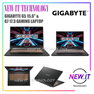 Gigabyte (G5 15.6" / G7 17.3" ) IPS FHD 144Hz Gaming Laptop ( I5-11400H / I7-11800H ) 16GD4 512SSD RTX3060 6GD6 WIN11H