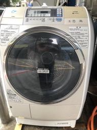 溢源電器行【全館自取價 】二手 HITACHI 日立 風熨斗滾筒式洗脫烘SFBD2700T(11KG)