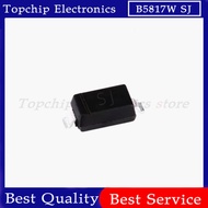 100pcs B5817W SJ 1N5817W B5817 SOD-123 1206 SMD Schottky Diode