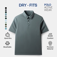 BlueButton Active Wear Foggy GreyPOLO Shirt