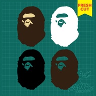STICKER BAPE (STICKER POTONG)