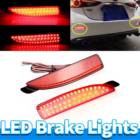 2PCS LED Brake Lights Lamp FOR Mazda 2 DY Mazdaspeed3 3 Axela BK BM 6 Atenza GJ Hatchback Sedan 5 Mi