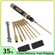 9 in 1 RC Tool Kit, RC Car Tool Kit RC Hex Driver Screwdriver Set for RC Car Hobby Tools