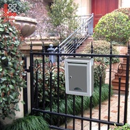 [Shiwaki3] Modern Locking Post Mount Parcel Mailbox with High  Aluminium Alloy