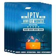 [RESELLER PANEL]5PCS/Malaysia IPTV/IPTV SMARTER/IPTV 4K/VIVI/Live tv/VVIP adult/12 Bulan Subscription Free Trial