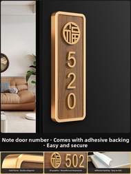 ZHICAIYOU | Elegant Self-Adhesive Creative 3D House Number Plate