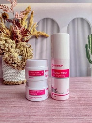 DRW SKINCARE PAKET BASIC RADIANT SERIES CREAM KHUSUS FLEK JERAWAT BEKAS JERAWAT DAN KUSAM OBAT JERA