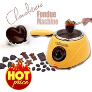 HOT ITEM CHOCOLATE MELTING POT CHOCOLATE FONDUE YELLOW COLOR