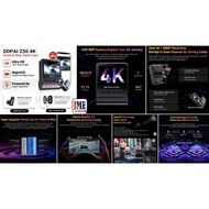 DDPAI Z50 4K GPS CAR DASHCAM FRONT & REAR RECORDER + 24HOURS HARDWIRE KIT *FREE INSTALLATION