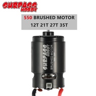 SURPASS HOBBY 550 Brushed Motor 12T 21T 27T 35T for 1/10 1/12 RC Car HSP HPI Wltoys Kyosho TRAXXAS C