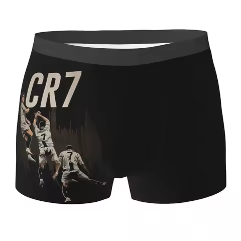 Boxer Underpants Shorts CR7 Cristiano Ronaldo Panties Men Ventilate Underwear for Homme Man Boyfrien