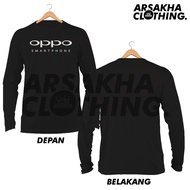 KATUN OPPO SMARTPHONE LONG SLEEVE T-Shirt, 30s Combed Cotton Distro Shirt by Arsakha Clothing