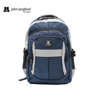 [SHOPEE EXCLUSIVE] John Langford of London Men's Nylon Laptop Bag Backpack - BLUE JLZ141N2