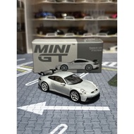 Mini GT Porsche 911 GT3 GT Silver Metallic [UNSEALED]