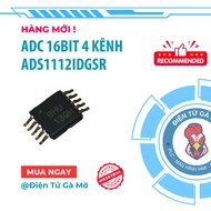 [1 CON] ADC 16Bit 4 Channel I2C 240SPS ADS1112IDGSR ADS1112 BHU MSOP10 (Genuine)