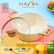 NEW MAYBA GERMAN Glow Granite Casserole PanINFINITY - Dutch Oven Casserole - Stock Pot Pan