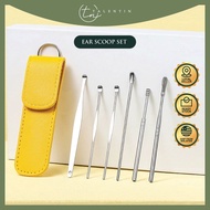 Talentin Ear Wax Remover Tool Portable Stainless Steel Ear Cleaning Ear Picking Tool Ear Pick Ear To