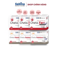 Combo 3H iron Chela FerrTM Forte 11.4g and 3H Calcium D3-361.6g(Olimp Labs). Health protection food 