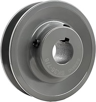 BK36-7/8 Single Groove Sheaves,v Belt Pulley 7/8 inch bore 3.75" OD,Motor Pulley Cast Iron for A AX 