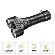 Wurkkos DL05 6000lm 429M Spot & Flood 26800 7500mah USB-C Diving Flashlight