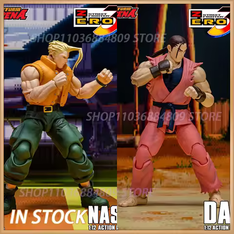 New ST Storm Toys Arena Nash DAN Charlie 1/12 6 inches Anime Figures Model Toys Small size SF Alpha 