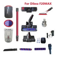 -AAccessories สำหรับ Dibea F20 MAX เครื่องดูดฝุ่นมือถือ Mop ผ้ากรองแปรงลูกกลิ้งแปรงถังน้ำอุปกรณ์เสริ