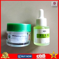 paket flek hitam membandel Cream whitening dan serum SPG Flek - flek hitam cream penghilang - flek h