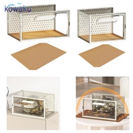 [vsrhkq] Reptile Terrarium Reptile Feeding Box Portable Habitat Case Professional Animal Habitat Cag