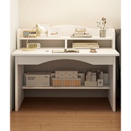 home_sick โต๊ะทำงาน  โต๊ะคอมพิวเตอร์พร้อมชั้นวาง โต๊ะไม้มินิมอล รุ่น ZJ