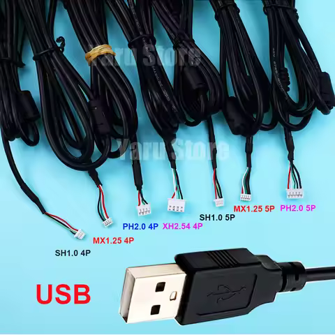 USB Male Touch Screen Terminal Data Cable SH1.0/MX1.25/PH2.0/XH2.54*4P/SH1.0/MX1.25/PH2.0*5P Motherb