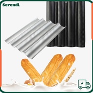 SERENDI Baguette Baking Tray, Nonstick Bakeware Baguette Mold, Baking Tool Waves French Bread Toast 