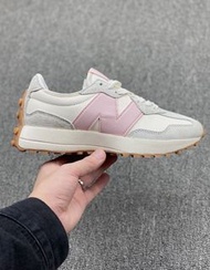 New Balance 327舒適時尚 跑步鞋 灰粉