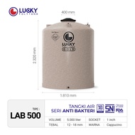 Tangki / Toren Air Antibakteri Lucky 5000 liter (LAB 500)