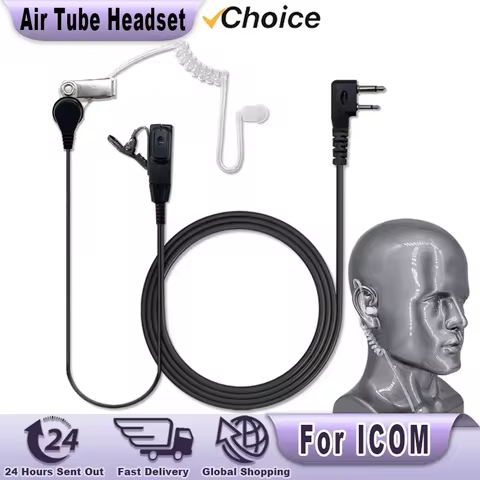 Earpiece for ICOM 2 Way Radio,IC-F24S IC-F14 IC-F11 IC-F21 IC-F4011 IC-F3011 IC-F3013 IC-F3GT Headse