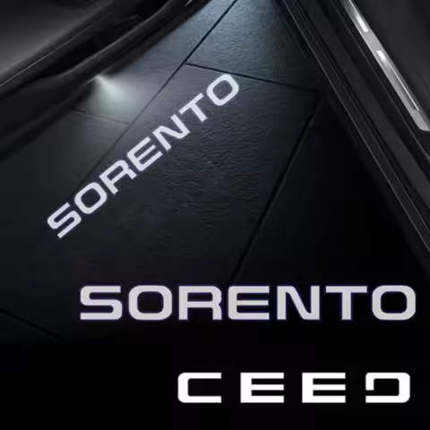 2pcs For KIA SORENTO Ceed Logo K3 K2 K8 K5 K9 GT Line Car Door HD LED Lamps Projector Courtesy Welco