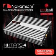 Nakamichi NKTA75.4 1800 Watts 4 Channel High Power Car Amplifier | Amplifier Kereta | AMP | Nakamichi NKTA 75.4