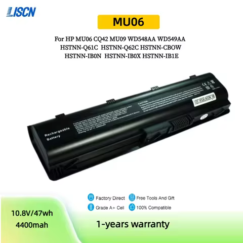 MU06 CQ42 47Wh Replacement Li-ion Battery for HP Spare Parts HP Compaq Presario CQ32 CQ43 435 436 H