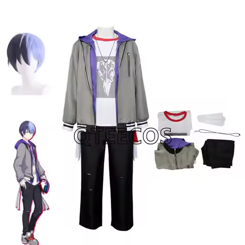 Aoyagi Toya Cosplay Costume Project Sekai Colorful Stage Feat Miku Toya BAD SQUAD Halloween Party Ou