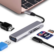 USB Type C Hub Dock 5in1 to 4k HDMI PD Charging Multiport Adapter SD/TF Card reader OTG for Nintendo